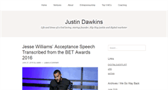 Desktop Screenshot of justindawkins.com